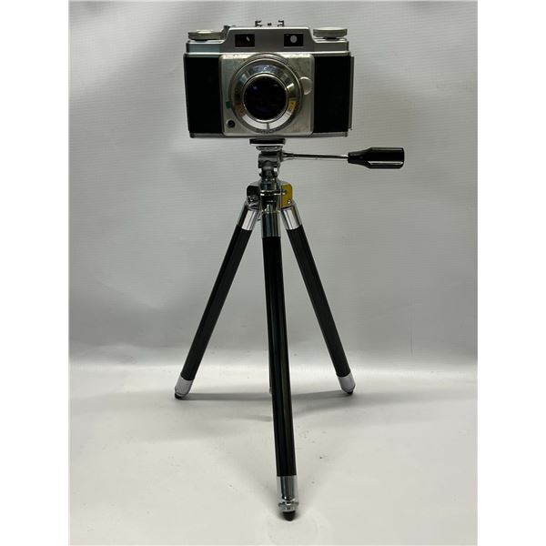 Vintage Ansco Super Memar Film Camera w/tripod & tripod case