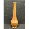Image 1 : Nice Mid Century Wood Teak? Bud Vase / Candle Holder Approx: 8.5"T 2.5"W