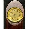 Image 2 : Mid Century Wooden Case w/quartz clock/watch Face Approx: 4"T 2.25"W