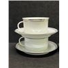Image 3 : 4 Rosenthal Germany Studio-Linie Cups & Saucers (one cup has chip)