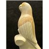 Image 3 : Heavy Stone Parrot Bird Sculpture Sandstone? Approx: 11"T 5.5"W