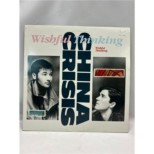 RED Vinyl China Crisis - Wishful Thinking 12" Vinyl LP Record