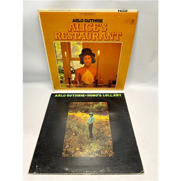 Arlo Guthrie - Alice's Restaurant & Hobo's Lullaby 12" LPs Records