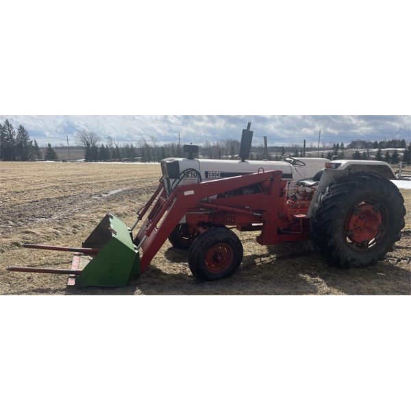 CASE/DAVID BROWN 1210 TRACTOR WITH LOADER