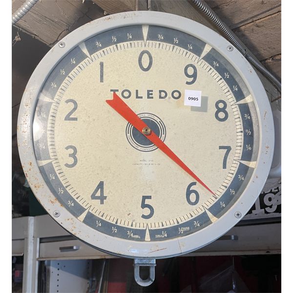 TOLEDO SCALE - 13.5" FACE 30LB CAPACITY