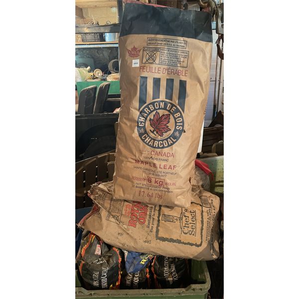 JOB LOT - CHARCOAL BRIQUETTES - APPROX 10 BAGS