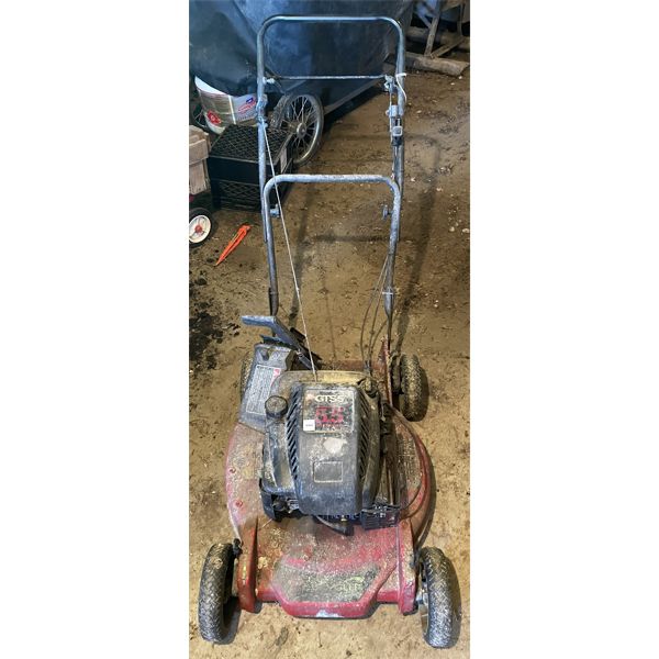 LOT OF 2 - TORO GTS5 PUSH MOWER & ROPER 22INCH TILLER - SEE ALL PICS.