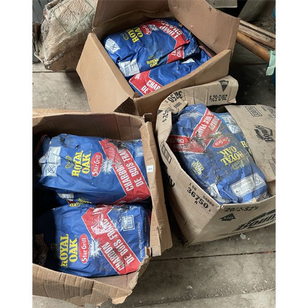 JOB LOT - CHARCOAL BRIQUETTES - APPROX 15 BAGS