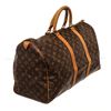 Image 3 : Louis Vuitton Brown Monogram Keepall 50cm Travel Bag