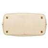 Image 4 : Louis Vuitton White Canvas Leather Lockit MM Satchel Bag