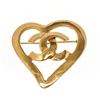 Image 1 : Chanel Gold Heart CC Brooch