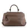 Image 2 : Salvatore Ferragamo Sofia Satchel Smooth Leather Medium Brown