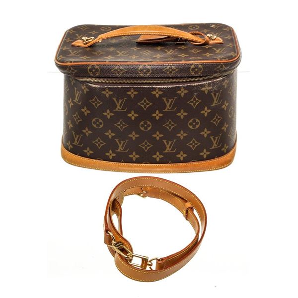 Louis Vuitton Brown Monogram Canvas Vanity Handbag