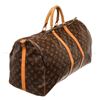 Image 3 : Louis Vuitton Brown Monogram Keepall 55cm Travel Bag