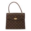 Image 1 : Louis Vuitton Brown Monogram Canvas Leather Malesherbes Handbag