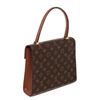 Image 3 : Louis Vuitton Brown Monogram Canvas Leather Malesherbes Handbag