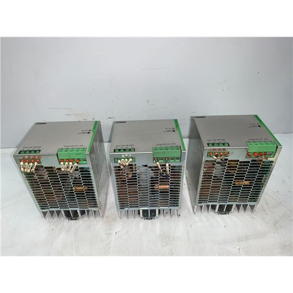 (3) Phoenix Contact #TRIO-PS/3AC/24DC/40 / #2866404 Power Supplies