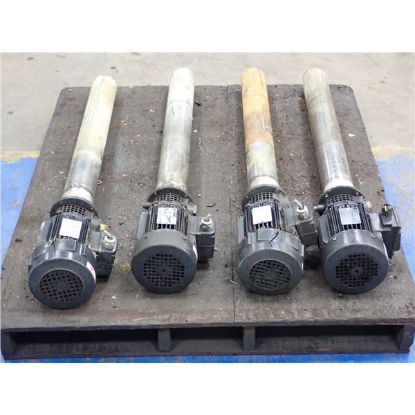 (4) Leroy Somer Pump and Motors