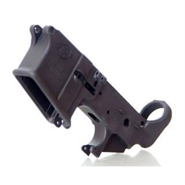 APF LOWER AR15 BLACK STRIPPED BLEM