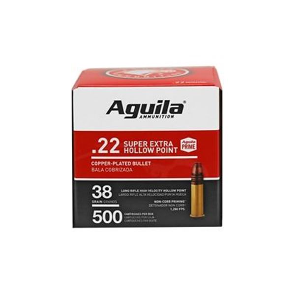AGUILA 22LR HV HP 38 GR - 500 Rds