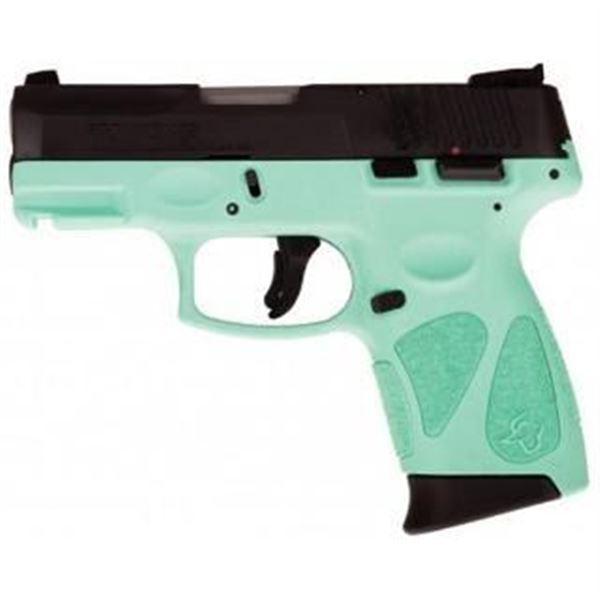 TAU G2C 9MM 3.2" BLK SLIDE CYAN FRAME 2 12RD