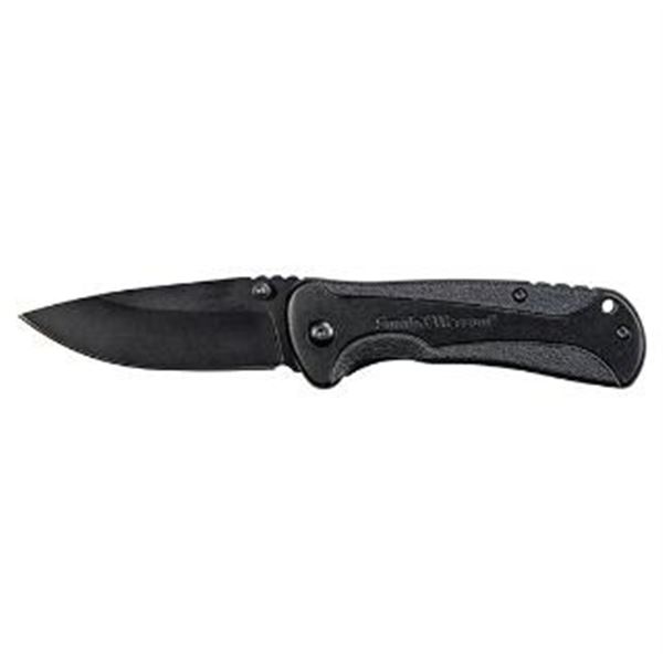 BTI SW FOLDER 3.25" BLADE BLACK ALUMINUM