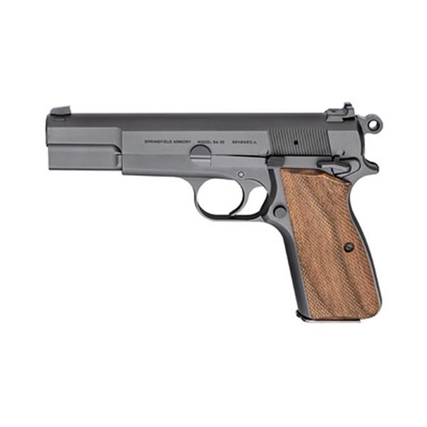 SPR SA-35 9MM 4.7" BLK WALNUT GRIPS 15RD
