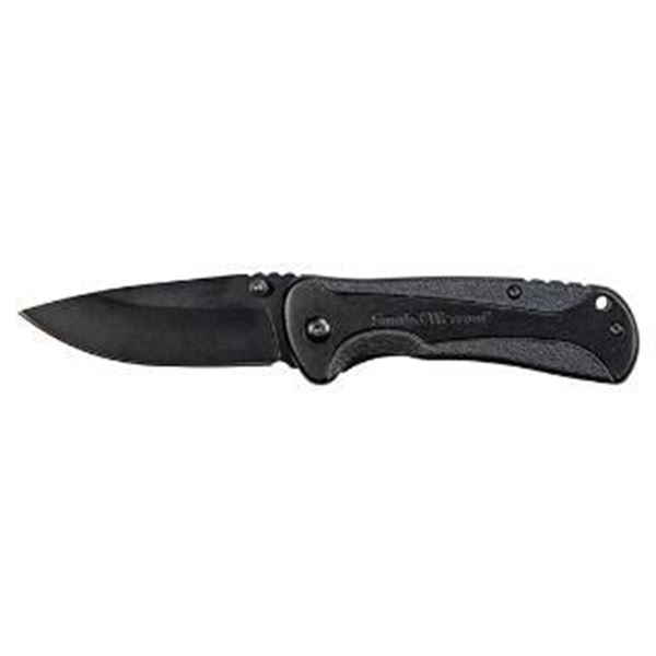 BTI SW FOLDER 3.25" BLADE BLACK ALUMINUM