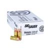 Image 1 : SIG AMMO 9MM 124GR JHP V-CROWN BRASS CASE - 50 Rds