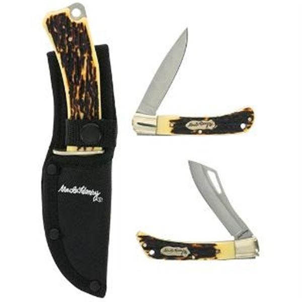 BTI UNCLE HENRY 3PC FIXED/FOLDER SHOT GLASS