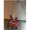 Image 2 : JACKSON CUSTOM USA SHOP 6 STRING GUITAR WITH DARK WOOD WEB INLAY NECK, RED / BLACK WEB FINISH, &