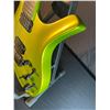 Image 10 : PARKER GUITARS UNIQUE SHAPE 6 STRING ELECTRIC GUITAR WITH DARK CARBON NECK, METALLIC GREEN FINISH,