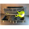 Image 1 : PARKER GUITARS UNIQUE SHAPE 6 STRING ELECTRIC GUITAR WITH DARK CARBON NECK, METALLIC GREEN FINISH,