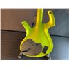Image 7 : PARKER GUITARS UNIQUE SHAPE 6 STRING ELECTRIC GUITAR WITH DARK CARBON NECK, METALLIC GREEN FINISH,