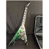 Image 2 : JACKSON CONCORDE SERIES GREEN FLAME 6 STRING ELECTRIC GUITAR