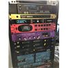 Image 2 : AV COMPONENT RACK WITH KORG TONEWORKS DTR-1 DIGITAL TUNER, MARSHALL JFX-1 SIGNAL PROCESSOR,