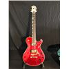 Image 2 : KNAGGS #31 STEVE STEVENS SIGNATURE MODEL  SS2 RED SPARKLE WITH GOLD HARDWARE  6 STRING ELECTRIC