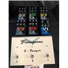 Image 1 : 6 LEGEND EFFECTS PEDALS AND FRAMPTONE 3 BANGER PEDAL BOARD