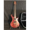 Image 2 : ORGANIC CLASSIC BLACK CHERRY 5A QUILTED MAPLE 6 STRING ELECTRIC GUITAR SN# 06050033 HAND CRAFTED IN