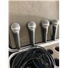 Image 2 : 11 SHURE  SM58 MICROPHONES AND CARRYING CASE