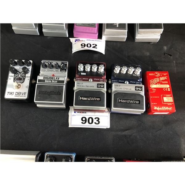 5 MIXED EFFECTS PEDALS