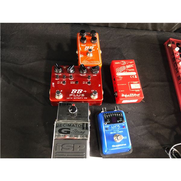 LOT OF 5 MIXED EFFECTS PEDALS