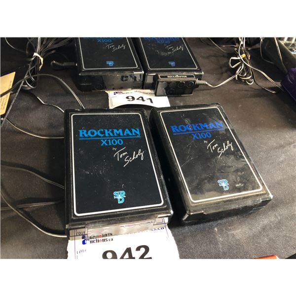 2 ROCKMAN X100 ROCK ADAPTERS BY TOM SCHOLZ