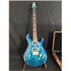 Image 2 : PRS PRIVATE STOCK #947 CUSTOM 24 FADED AQUA MARINE 6 STRING ELECTRIC GUITAR