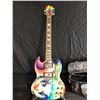 Image 2 : GIBSON SG FOOL 6 STRING ELECTRIC GUITAR PAINTED FOR ERIC CLAPTON BY THE DUTCH DESIGN COLLECTIVE