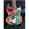 Image 3 : GIBSON SG FOOL 6 STRING ELECTRIC GUITAR PAINTED FOR ERIC CLAPTON BY THE DUTCH DESIGN COLLECTIVE