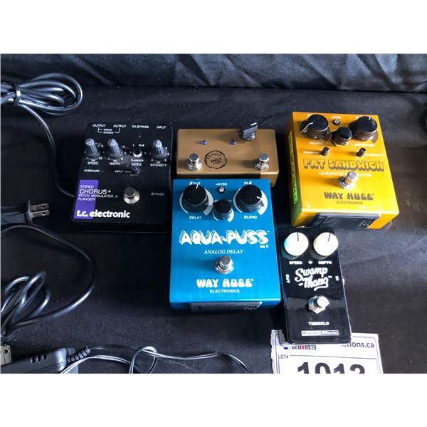 5 MIXED EFFECTS PEDALS