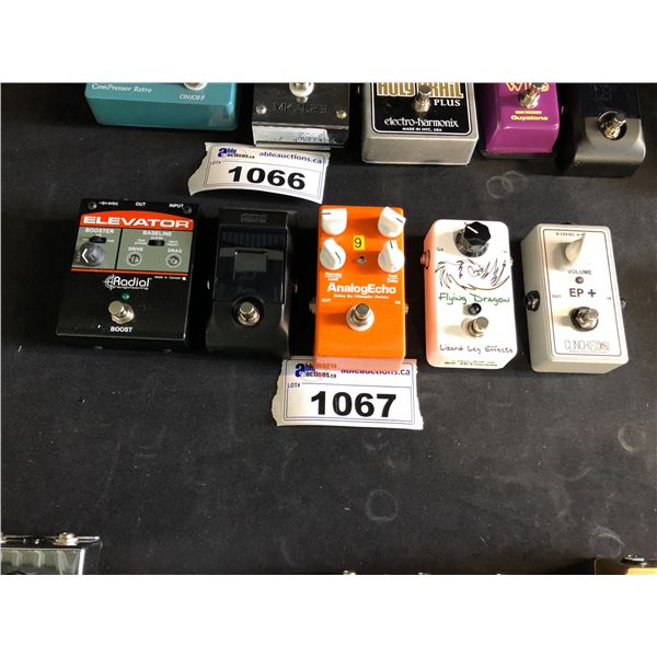 5 MIXED EFFECTS PEDALS