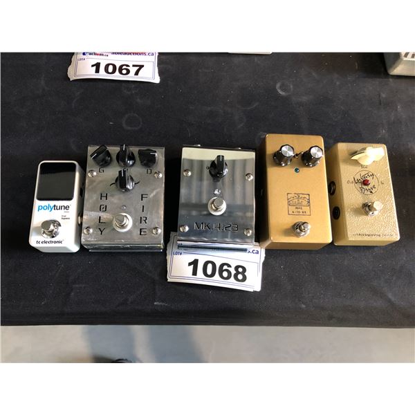 5 MIXED EFFECTS PEDALS