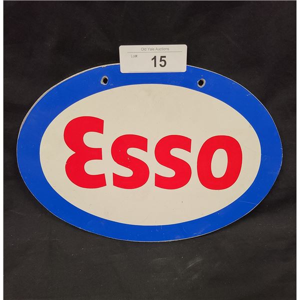 DOUBLE SIDED ESSO METAL SIGN